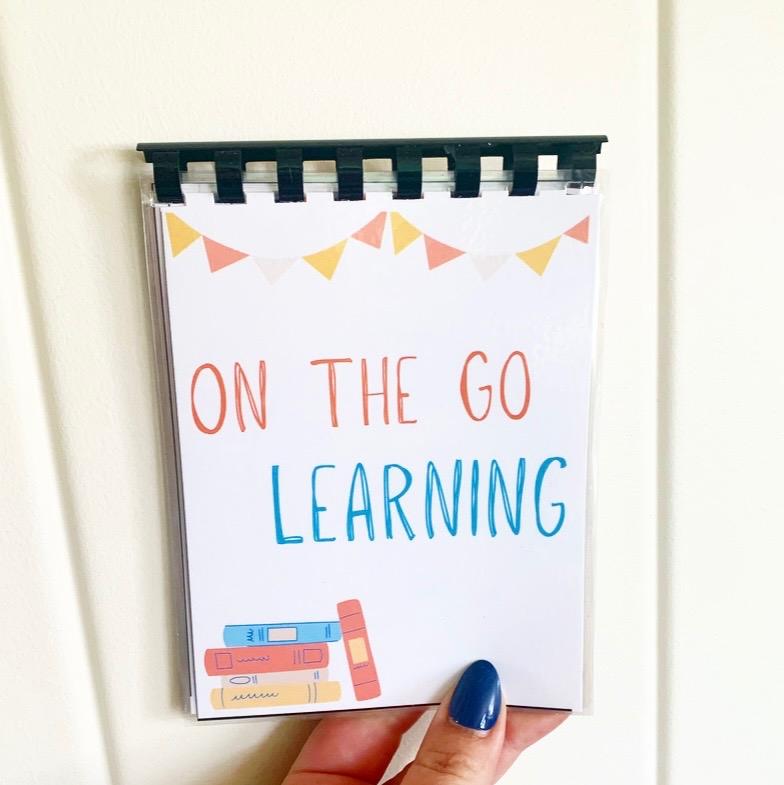 On the go learning book